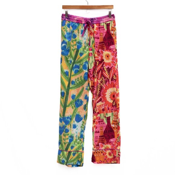 Anthropologie Roeqiya Fris Garden Bloom Pajama Set – Size S Floral Flannel - Picture 2 of 10